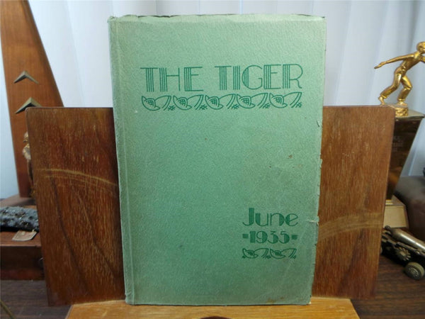 1935 June LEWIS & CLARK HIGH SCHOOL Spokane Washington Original YEARBOOK Tiger