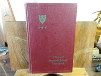 1946-1947 HARVARD BUSINESS SCHOOL Boston Massachusetts Original YEARBOOK Annual