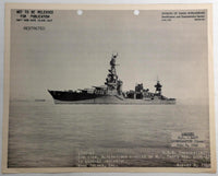 1943 USS CHESTER CA-27 Naval Intelligence RESTRICTED PHOTO Navy HEAVY CRUISER