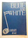 1946 Jan. HOPE HIGH SCHOOL Providence Rhode Island Original YEARBOOK Blue White