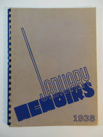 Jan. 1938 ULYSSES S. GRANT HIGH SCHOOL Portland Oregon Original YEARBOOK Memoirs
