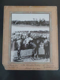 1932 Vintage Photo PLUCKY PLAY GEORGE WOOLF Wins Arlington Park Handicap FRAMED