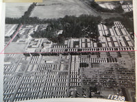 Vintage U. S. Naval Base PORT HUENEME Ca. Aerial Photo Navy Quonset Huts Barrack