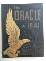 1941 Bay View High School Milwaukee Wisconsin Original YEARBOOK Annual Oracle