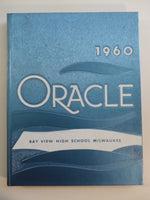 1960 Bay View High School Milwaukee Wisconsin Original YEARBOOK Annual Oracle