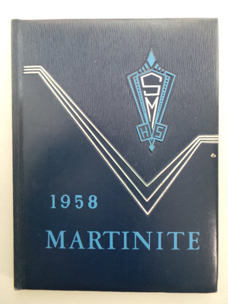 1958 Saint Martin High School Baltimore Maryland Original YEARBOOK Martinite