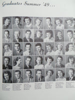 1949 Huntington Park High School California Original YEARBOOK Annual El Recuerdo