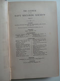 1897 Navy Records Society Council France FRENCH WAR 1512-1513 Letters Papers