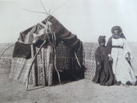 1925 Arab FELLAHIN Fellah MARRIAGE HUT Sepia Photogravure Art Print