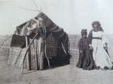 1925 Arab FELLAHIN Fellah MARRIAGE HUT Sepia Photogravure Art Print