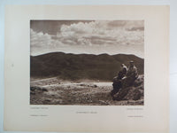 1925 SAMARIA LANDSCAPE Israel Shomron Levant West Bank Photogravure Art Print