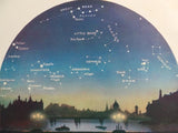 1923 APRIL STARS Constellation Astronomy Cityscape Westminster Bridge London