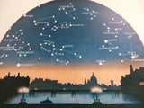 1923 SEPTEMBER STARS Constellation Astronomy Cityscape Westminster Bridge London