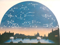 1923 OCTOBER STARS Constellation Astronomy Cityscape Westminster Bridge London