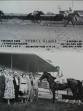 Vintage 1956 PRINCE GLADE Winner's Circle Horse Racing ARLINGTON PARK Photograph