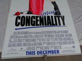 2000 MISS CONGENIALITY Vinyl  Movie Theater 4'x10' BANNER Poster Sandra Bullock