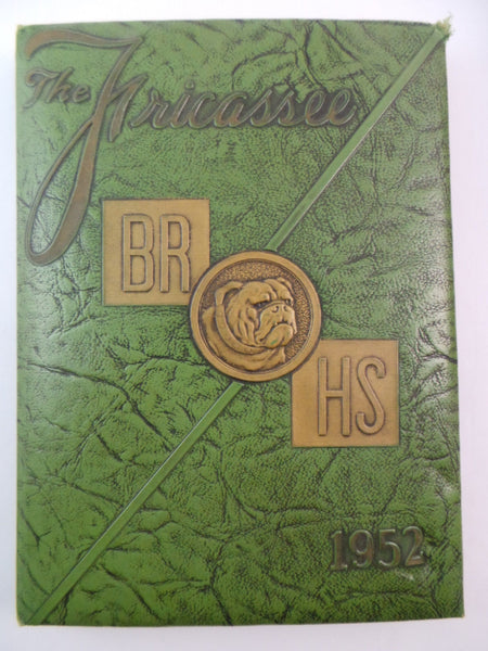1952 BATON ROUGE HIGH SCHOOL Louisiana Original YEARBOOK Annual Fricassee