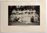 1916 FILIPINA LADIES Group Photo Women Dress Costume Philippine Islands Print