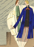 Gazette Du Bon Ton MANTEAUX INSPIRES DES COSTUMES... Fashion POCHOIR Art Deco