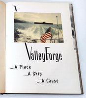 1954 1955 Navy USS VALLEY FORGE CRUISE BOOK Year Log Atlantic Aircraft Carrier