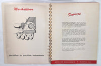 Vintage MARSHALLTOWN PRECISION INTRUMENTS Catalog 26 PRESSURE GAUGES Accessories