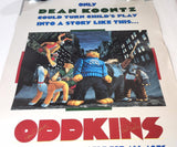 1988 ODDKINS Promotional Book Poster SIGNED By Both DEAN KOONTZ & PHIL PARKS