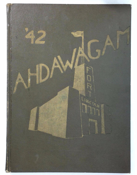 1942 LINCOLN HIGH SCHOOL Wisconsin Rapids Wisconsin Original YEARBOOK Ahdawagam