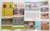 Vintage ALBERTA GAME FARM Canada Edmonton Welcome Brochure Wild Animal Park