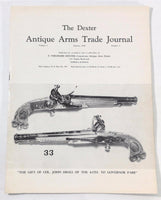 Rare Vintage Jan. 1940 F. THEODORE DEXTER Antique Arms Trade Journal Dealer