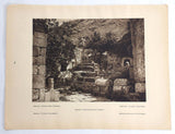 1925 NABULUS MOHAMMEDAN CEMETERY Photogravure Art Print Israel Palestine