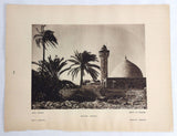 1925 JENIN MOSQUE Photogravure Art Print WEST BANK Palestine