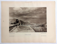 1925 RUINS OF JERICHO West Bank Landscape Photogravure Palestine Print