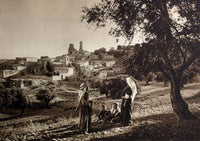 1925 BETHANY Al-Eizariya Photogravure Architecture Palestine West Bank Print