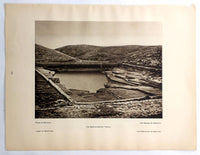1925 SOLOMON"S POOLS Photogravure Architecture Palestine West Bank Print