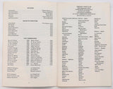 1973 VENTURA YACHT CLUB ROSTER California Boating Sailing CALENDAR Activities