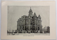 1895 Old MANSFIELD Ohio COURTHOUSE Photograph Print