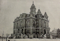 1895 Old MANSFIELD Ohio COURTHOUSE Photograph Print