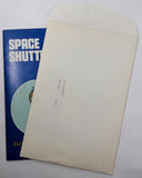 Vintage 1975 SPACE SHUTTLE BROCHURE Large Artist Concept Poster Down To Earth