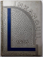 1938 INDEPENDENCE JUNIOR COLLEGE Kansas Original YEARBOOK Annual Inkanquil