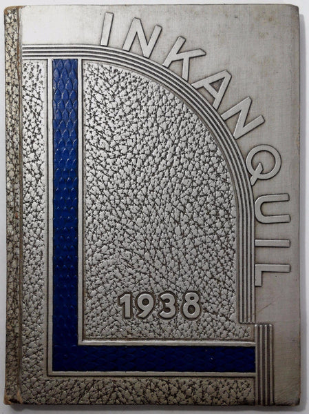 1938 INDEPENDENCE JUNIOR COLLEGE Kansas Original YEARBOOK Annual Inkanquil