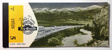 1955 UNUSED TICKET Denver Rio Grande VISTA DOME Main Line Colorado Rockies Train