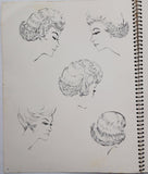 Huge 1962 RETRO HAIR Salon Stylist STYLES Reno's Scientific Method CURLY CUTTING