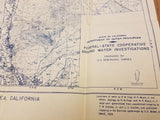 1960 MAP Book Water Wells WEST MIDDLE MOJAVE Desert San Bernardino California