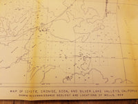 1955 WATER WELLS COYOTE Soda SILVER Cronise VALLEY San Bernardino CA MAPS