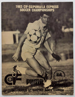 1983 CIF-SS Southern Soccer Championship Program Hanford Rants Stadium Puma
