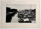 1901 Shamien Shamian Island Bund Canal China Photogravure Photograph