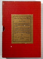 1932 1st Ed Have It Your Own Way Marjorie Shuler Slipcase Pictorial Review