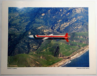 Vintage General Dynamics Tomahawk Cruise Missile In Flight Navy Photograph Print