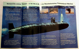 Rare Vintage General Dynamics USN Navy Tomahawk Cruise Missile Fold Out Brochure