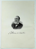 1888 Engraving Knott V. Martin Essex County Marblehead Ma. History Genealogy